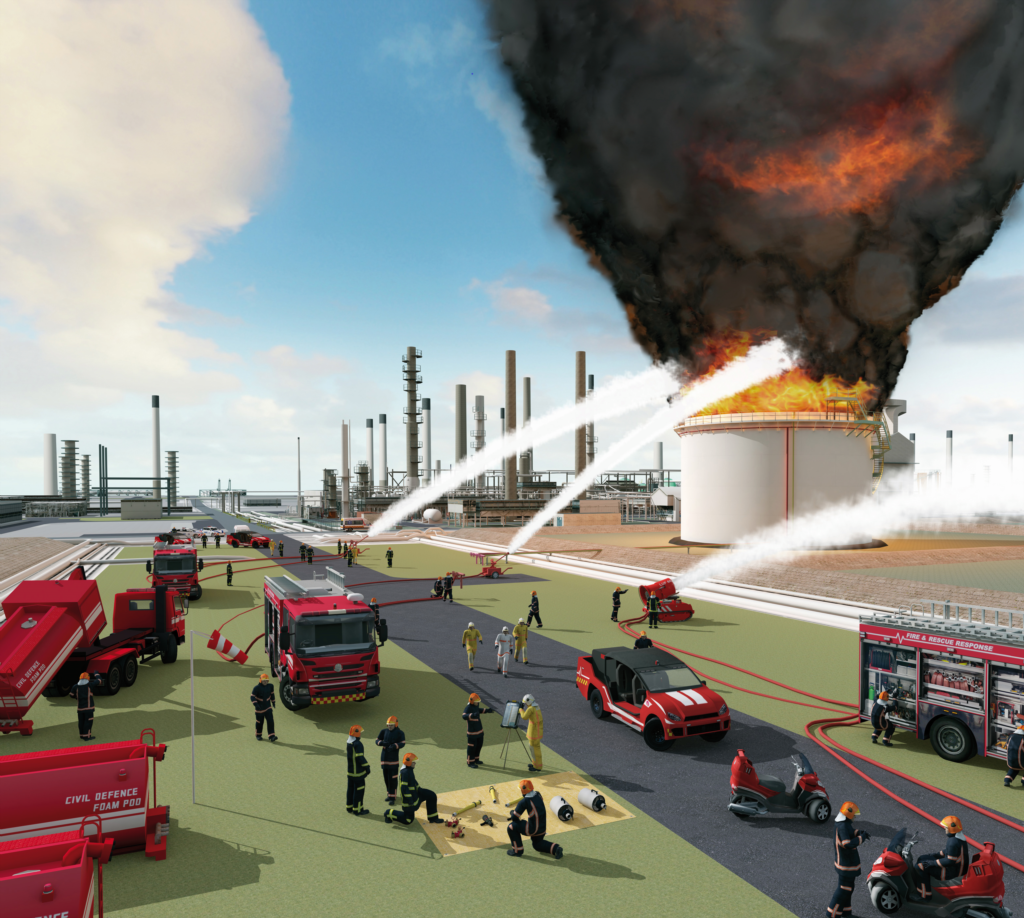 Oil Tank Fire Scenario image